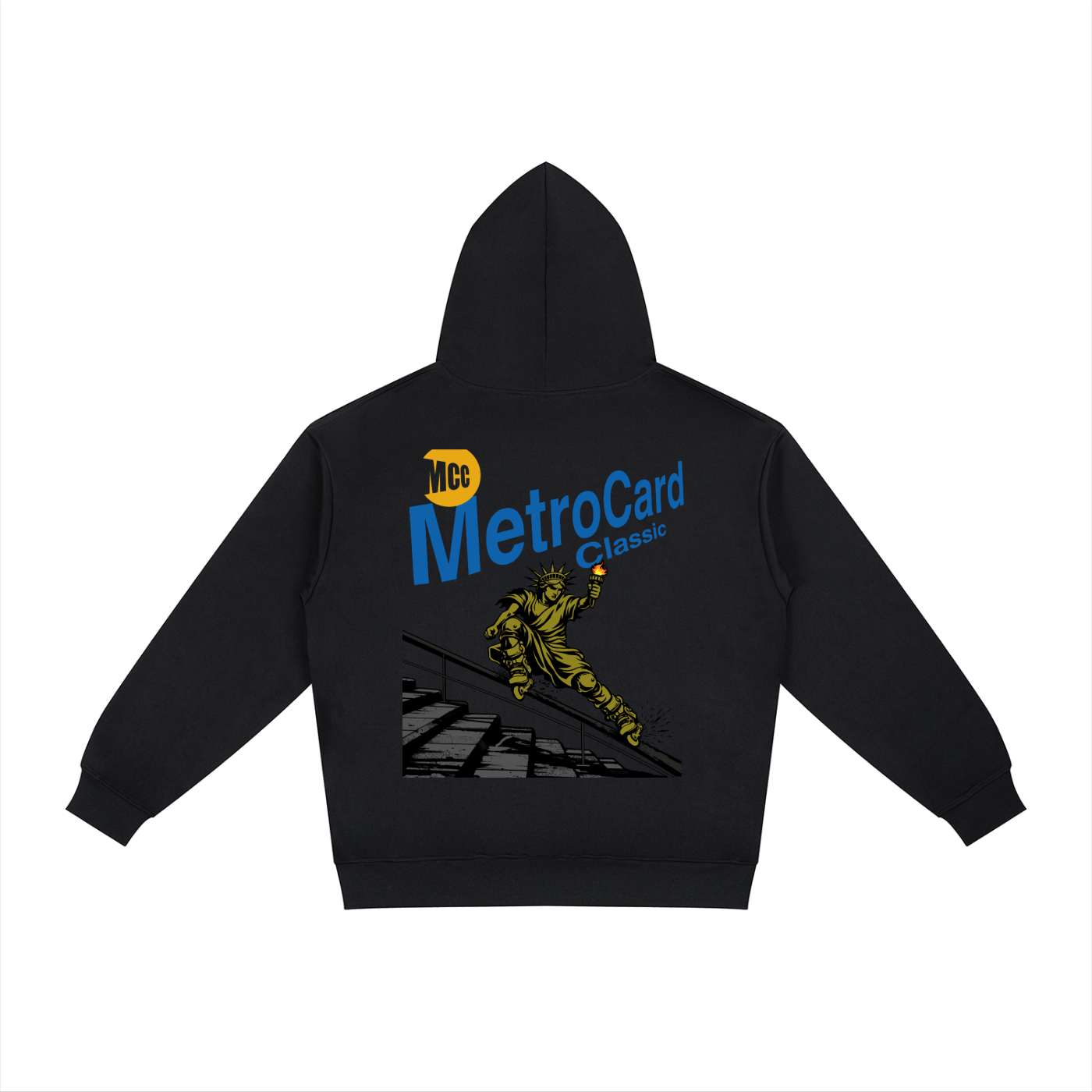 Metrocard Classic Statue Hoodie w/ Card logo