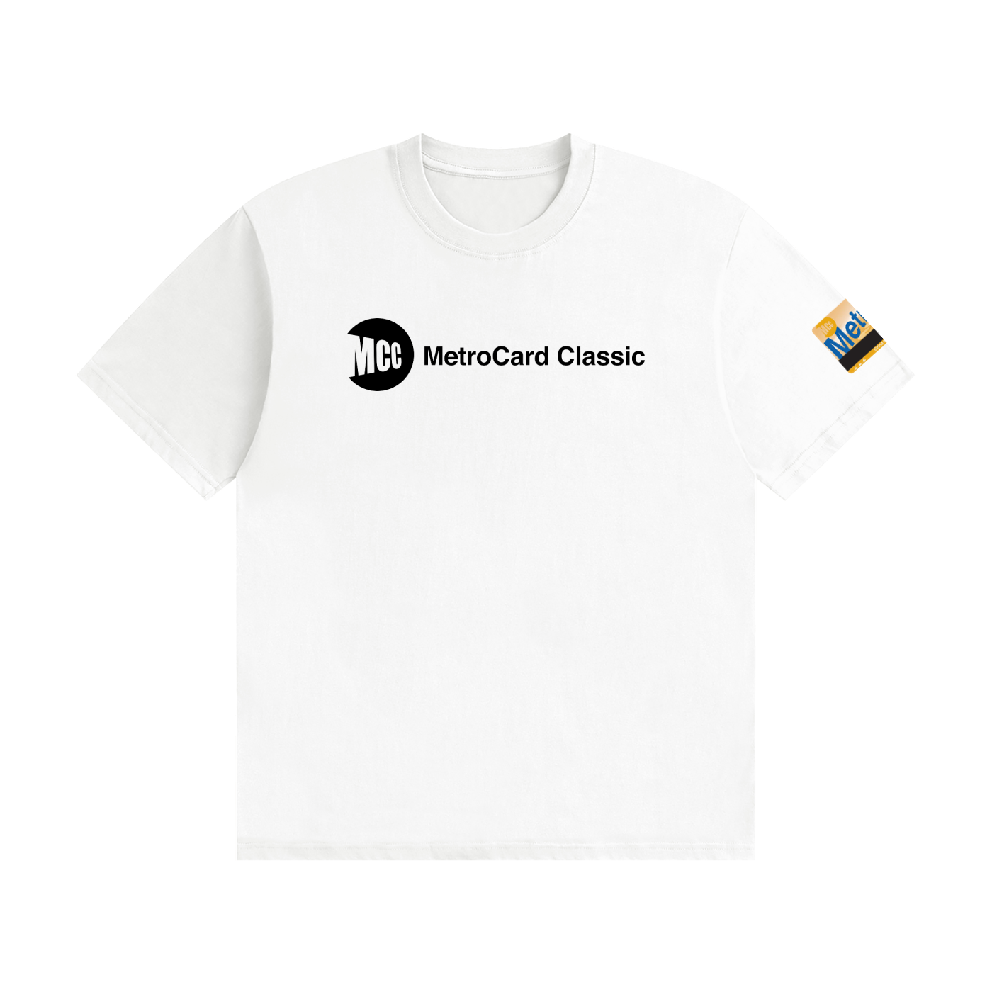 Metrocard Classic MTA T w/ Card sleeve (white)
